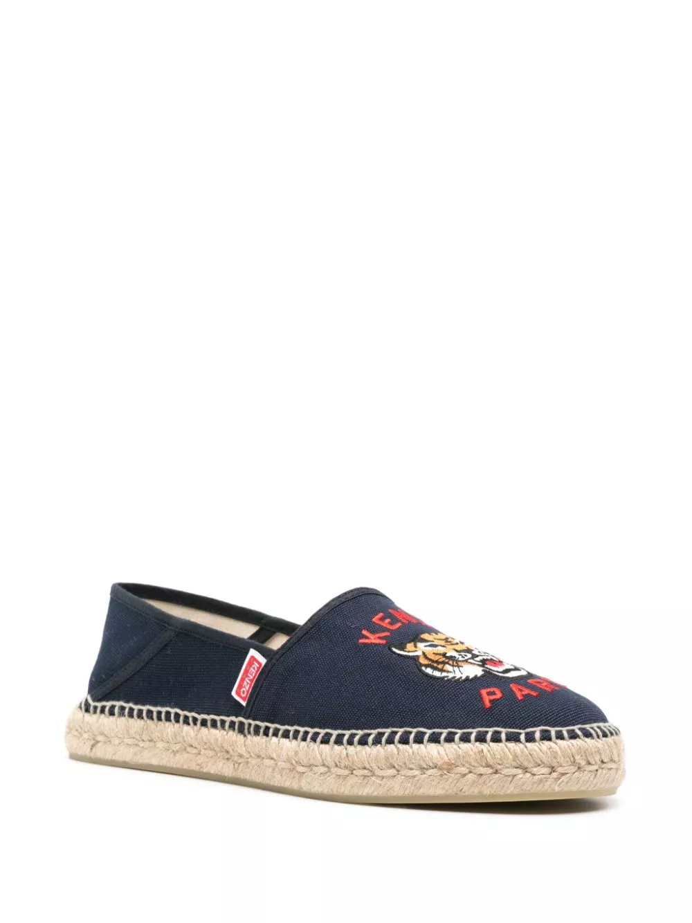 Affordable Kenzo tiger embroidered cotton espadrilles Men 0113