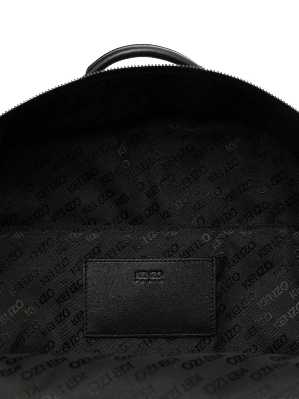 Affordable Kenzo logo-plaque leather backpack Men 0113